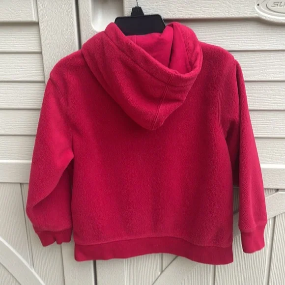 Relisted 2/16 Boys GAP Fleece Full Zip Jacket Small (6-7) Hoodie Red Sweatshirt - Picture 11 of 17